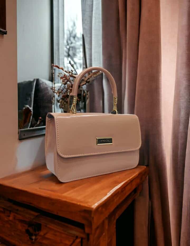 Pearl Elegance Mini Top-Handle Bag