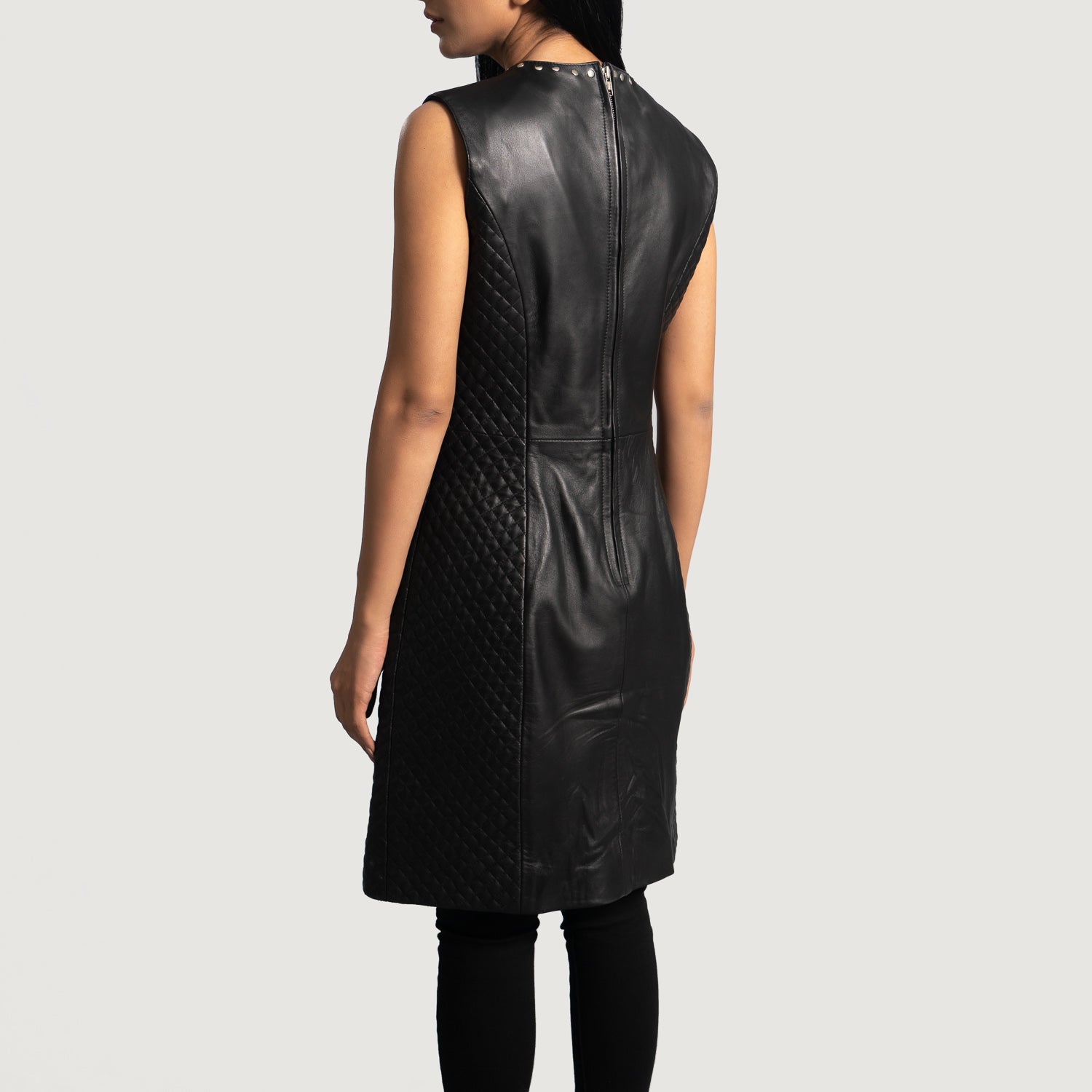 Women Faux Leather Dress